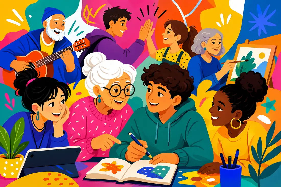 Les avantages de l’apprentissage intergénérationnel