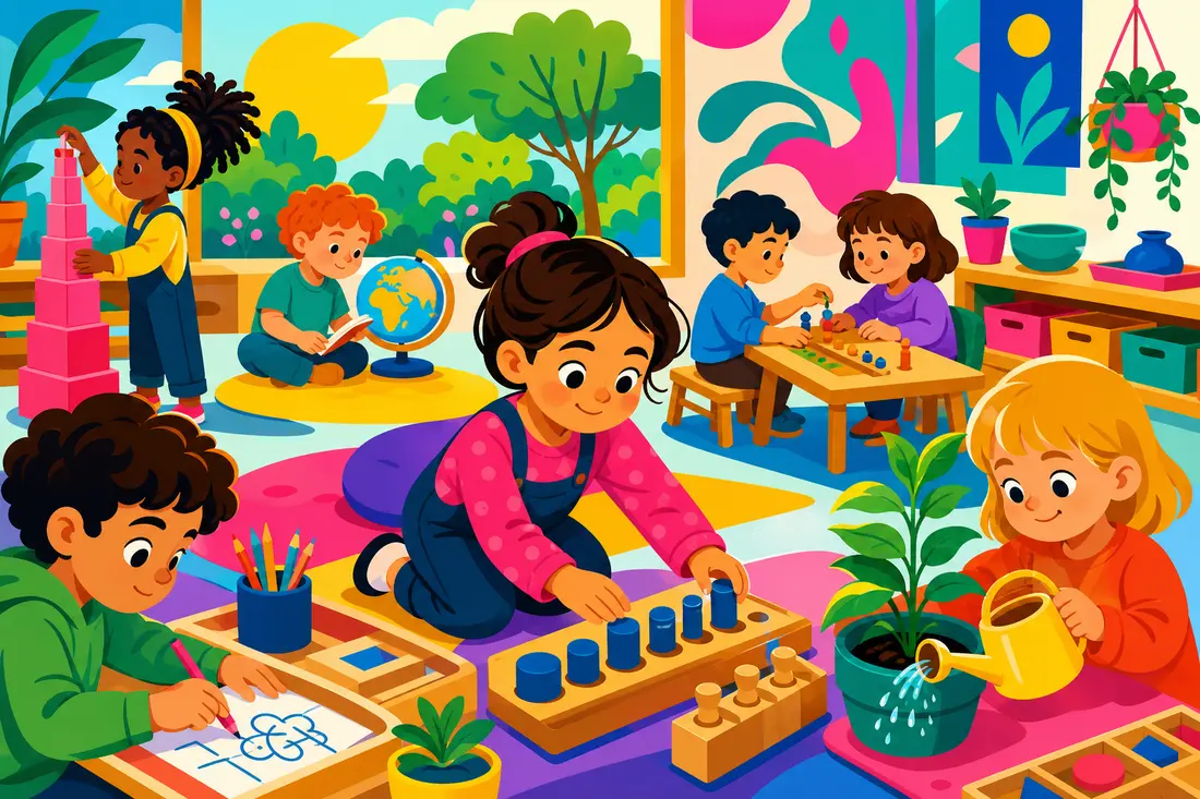 Les avantages de l’éducation Montessori