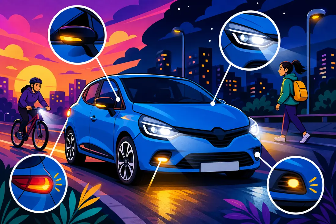 Quelle est l’importance des feux de position sur une Clio 4 ?