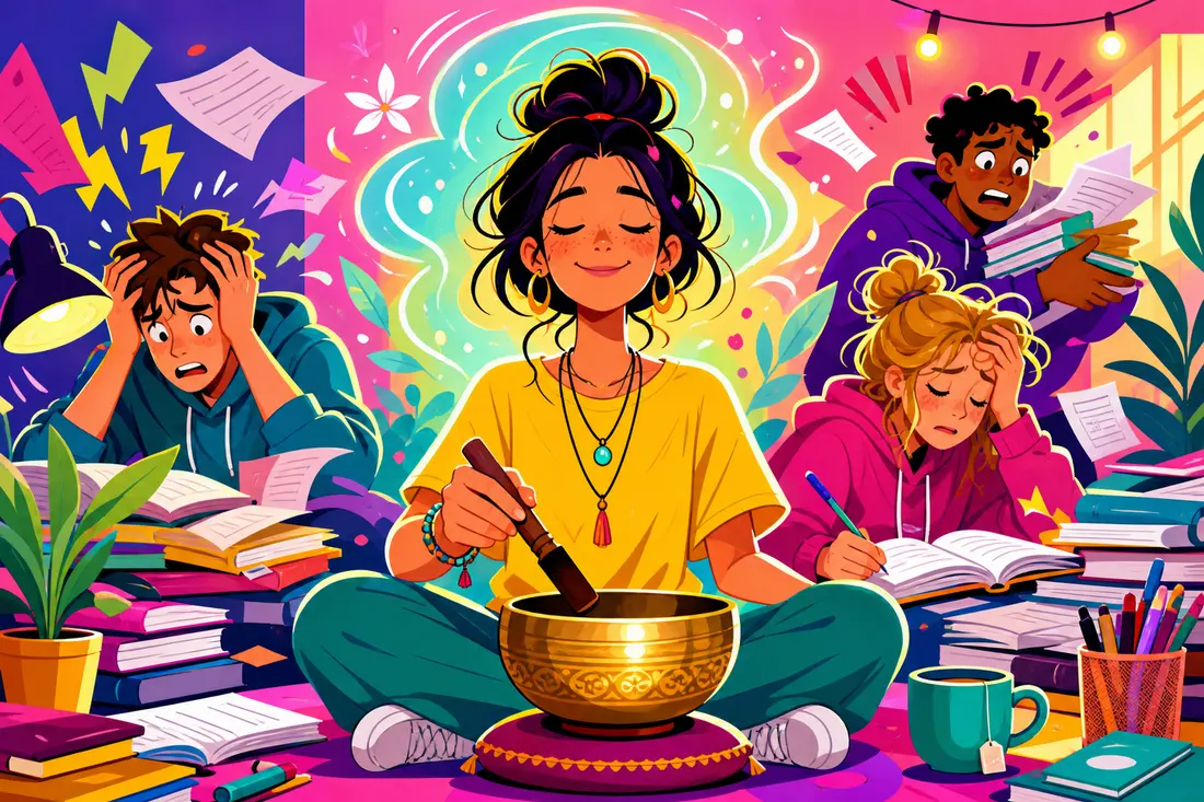 Restons zen lors des examens, avec un bol tibétain