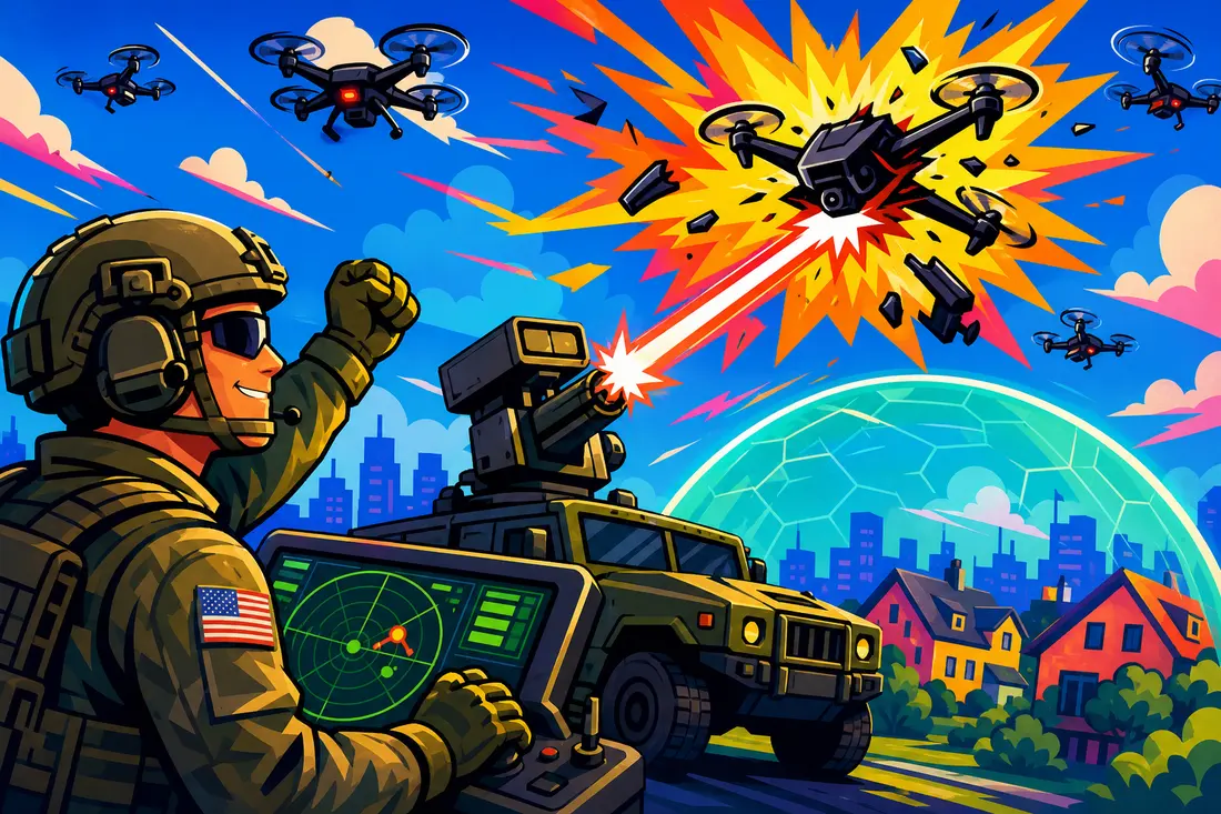 Sécurité aérienne : l’armée américaine peut désormais détruire n’importe quel drone