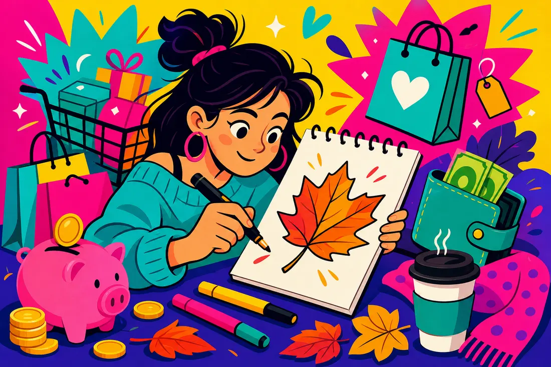 Comment dessiner une feuille d’automne ?