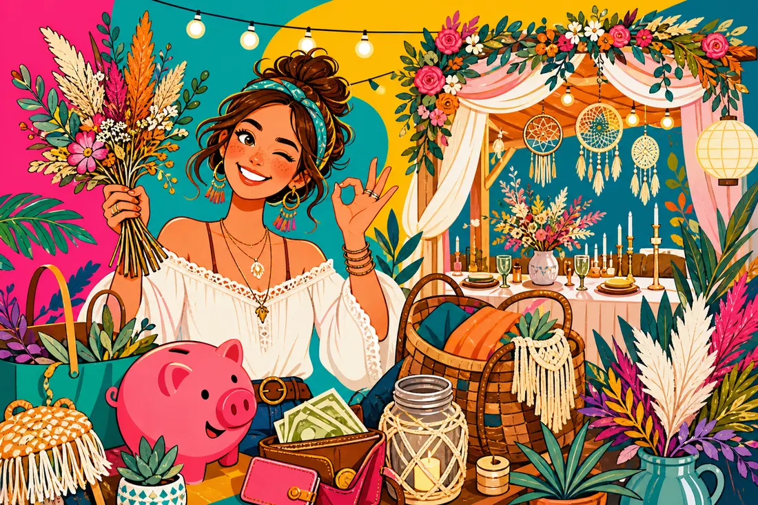 Idées de décorations pour un mariage bohème