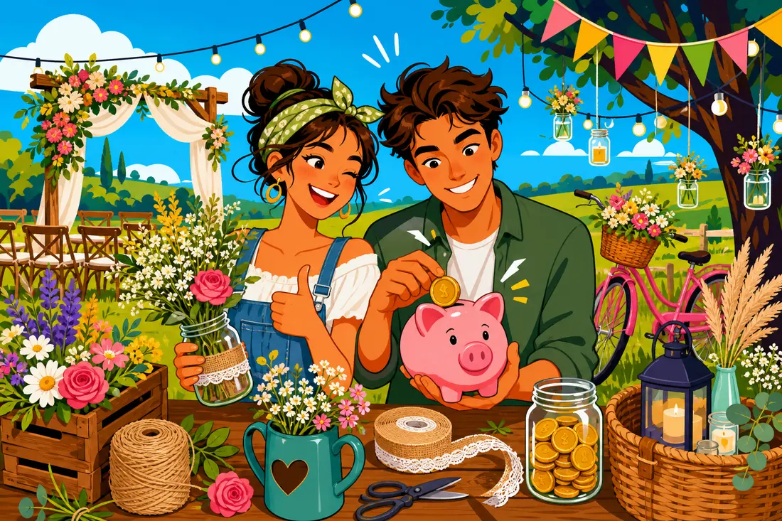 Idées de décorations pour un mariage champêtre