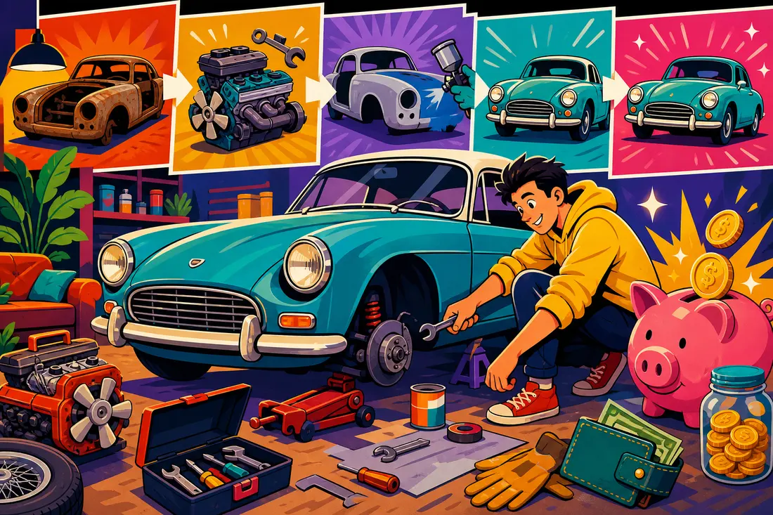 Les étapes pour restaurer une voiture ancienne