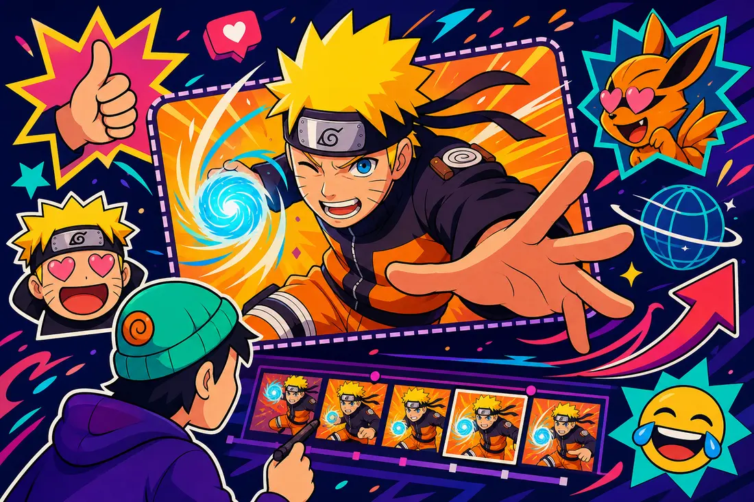 Comment créer le meilleur gif de Naruto ?