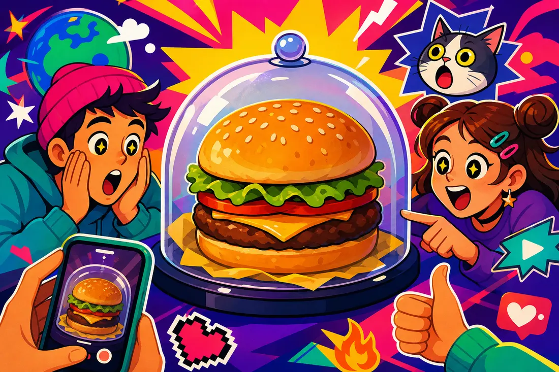 Un hamburger de deux décennies gardé intact