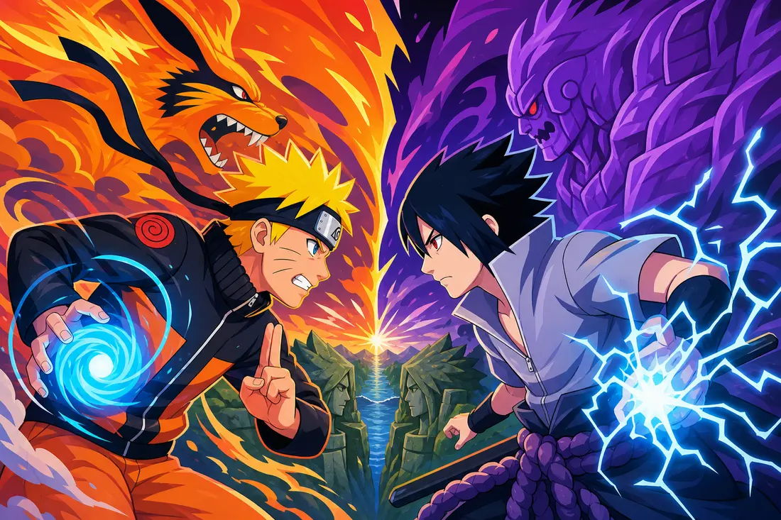 Naruto vs sasuke : analyse détaillée pour déterminer le plus fort des ninjas